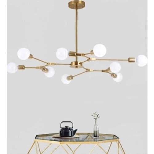 Rotatable modern LED pendant lamp 3 6 8 9 lights hanging lamp Europe Nordic decorative LED ceiling hanging light pendant lamp