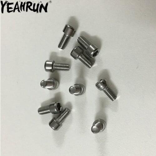 YEAHRUN 10/20PCS M3X6 Screws for 1.9/2.2 inch Wheel Rims Hubs 1:10 RC Rock Crawler Car Upgrade Parts