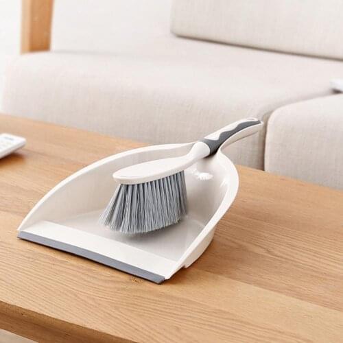 1 Set Home Cleaning Supplies Multi-purpose Light Weight Portable Dustpan Brush Set for Car