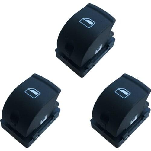 3Pcs OEM Passenger Car Window Lifter Switch Control Switch Button For A3 S3 A6 S6 RS6 Q7 4F0 959 855 A 4F0959855A 4FD 959 855 A
