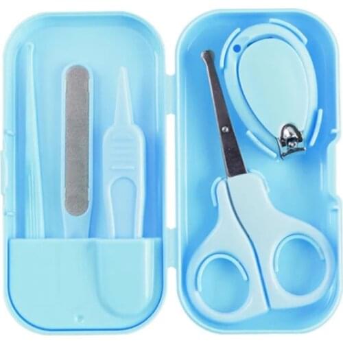 5PCS Baby Nail Care Kit Scissors Hair Care Comb Set Safety Cutter Suit Infant Newborn Cleaning Tools Neonatal Booger Clip Daily