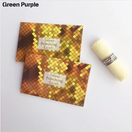 Silver Polish Cloth Used To Wipe And Maintain 50PCS Sterling Silver Gold Jewelry Special Polishing Jewelry Tools Anti Tarnish