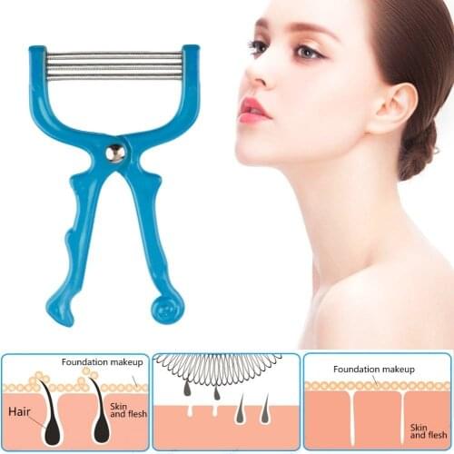 Face Safety Razor Face Hair Remover Beauty Tools Stell Spring Razor Hight Quality Threading Removal Epilator