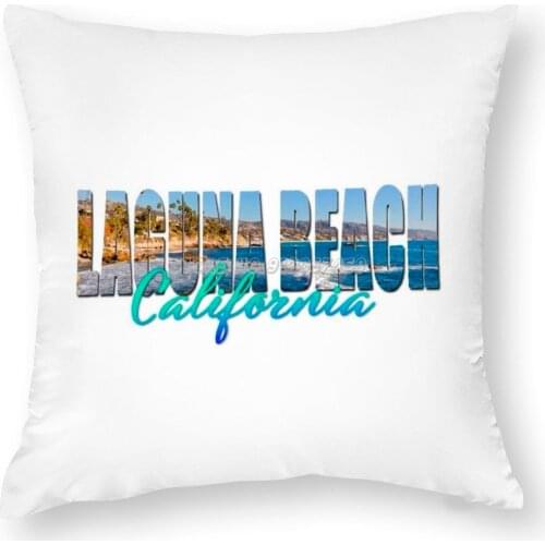 California Pillow Case Cushions for Living Room Sofa Cushion Covers Decorative Throw Pillow Cover California Orange County Text