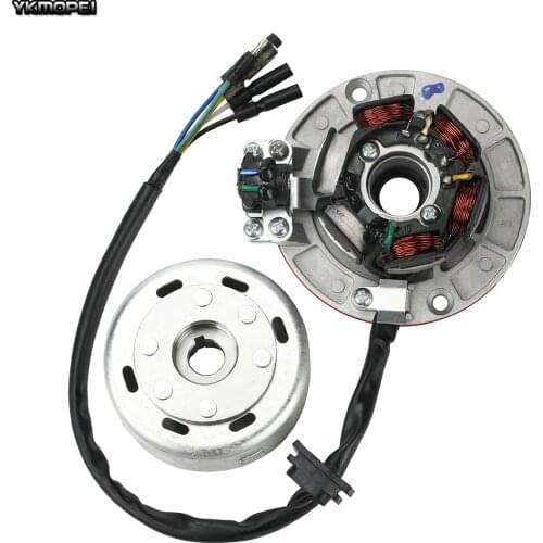 12V AC Ignition Magneto Stator Flywheel kit With Light For YINXIANG YX 140cc 150cc 160cc KAYO BSE SDG SSR Pitsterpro Dirt Bike