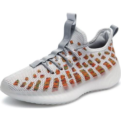 Men Sports Shoes Air Mesh Breathable Hot Running Shoes Summer Comfortable Outdoor Walking Non-Slip Boots 2021 New Brand 39-45