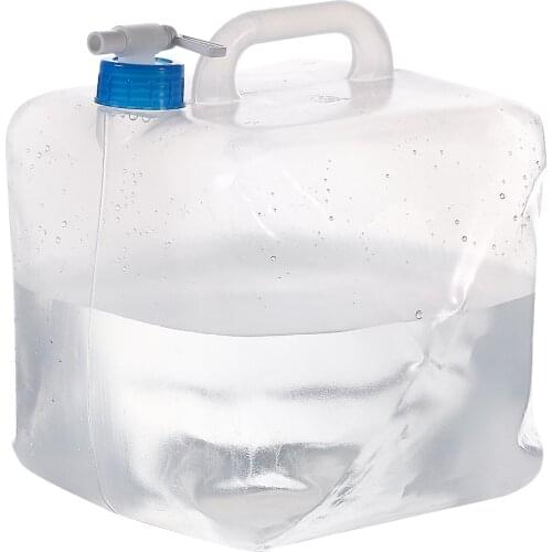 New 10L Outdoor Water Bags Foldable Folding Collapsible Drinking Camp Cooking Water Container Bag Carrier Car Water Tank