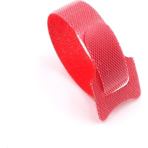 100pcs Red Nylon Reusable Cable Ties with Eyelet Holes back to back cable tie nylon hook loop fastener management
