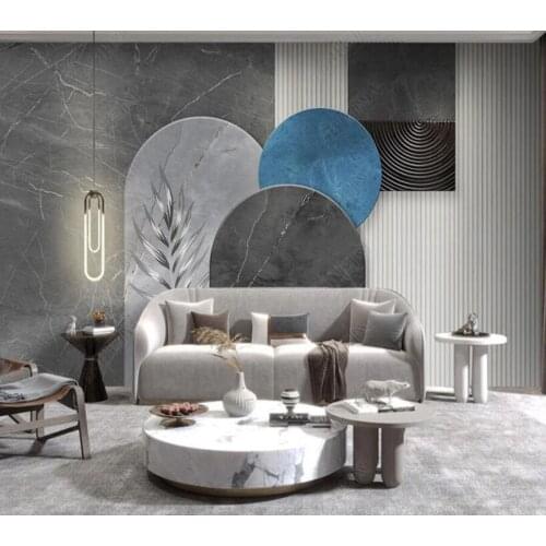 Papel de parede light luxury high-grade solid wood grille 3d wallpaper mural,living room tv wall bedroom wall papers home decor