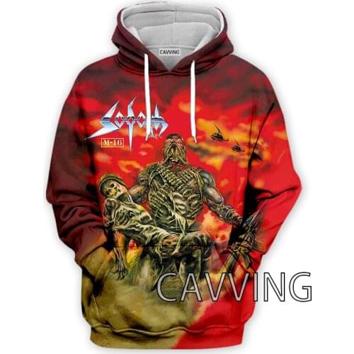 New Fashion Women/Mens 3D Print Sodom Band Hoodies Hooded Sweatshirts Harajuku Hoodie Sweatshirts Tops Clothing