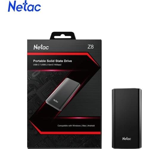 Netac External SSD 1tb 500gb Portable Solid State Drive SSD 250GB 2TB USB 3.1 Gen2 500M/s SSD Hard Drive HDD for laptop desktop