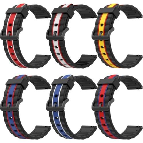 Wavy Sport Silicone Watch Band For Huawei Watch GT2 42 MM/Galaxy Watch 3 41 MM Replacement Strap Fashion Men Women Strap