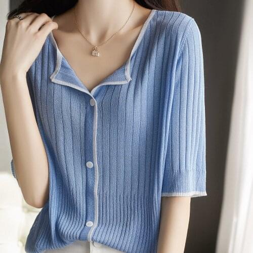 BOBOKATEER Vetement Femme 2021 Ladies Tops Elegant T Shirt Women Clothes Camisas De Mujer Woman Tshirts Knitted T-shirty Damskie