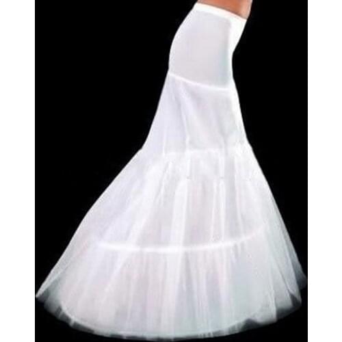 Hot Sale 2 layer 3 Hoop Elastic Waist Bridal Gown Drawstring Dress Petticoat Underskirt Crinoline Wedding Dress