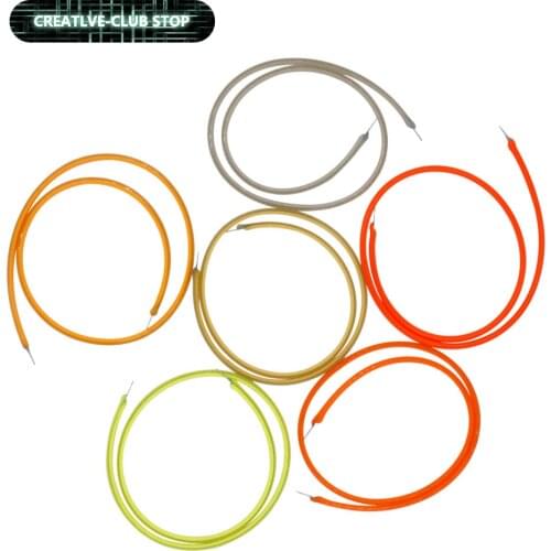 10pcs DC3V 300mm red green blue yellow Edison bulb filament lamp parts LED incandescent lamp accessories diode flexible filament