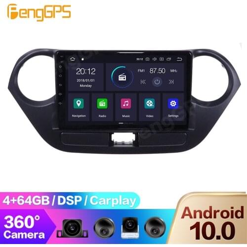 360 Panorama Camera for Hyundai I10 2013-2016 Radio DVD Player Android Multimedia GPS Navigation Car Stereo Touchscreen 4G+64G
