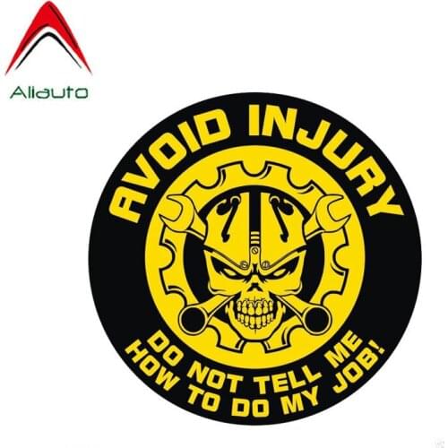 Aliauto Cover Scratch Car Sticker Avoid Injury Do Not Tell Me How To Do My Job Accessories PVC Decal for Opel Insignia,15cm*15cm