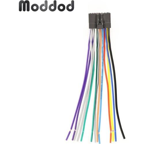 Car Radio Wire Harness for Pioneer 1500 2200 Stereo Audio ISO Wiring Adapter CD DVD Connector Cable 16 Pin