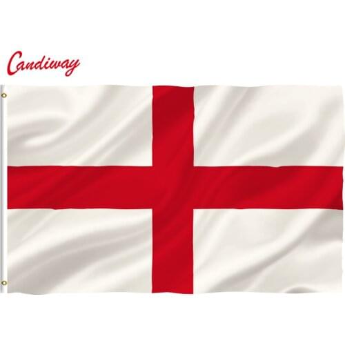 90 x 150cm England St. Georges Cross Banner Hanging National flag England St. Georges Cross Decoration banner NN065