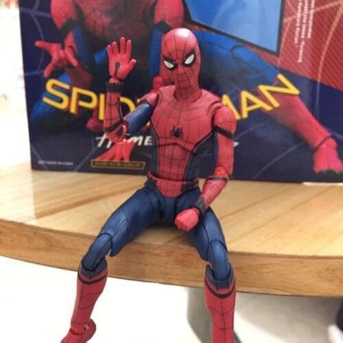 Marvel SpiderMan Homecoming The Spiderman PVC Action Figure Collectible Model Toy Spiderman Collect Chidlren Gift Toys for Boys