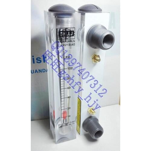 LZM-15 panel type water meter rotameter 10-100LPH L / h 4 exceptionally thread