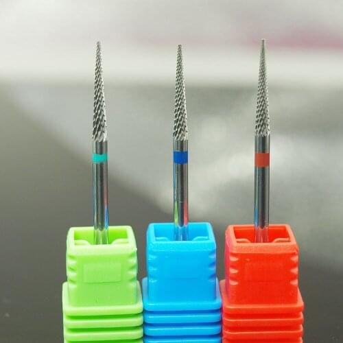 Kimaxcola New! Carbide Milling Cutter Nail Drill Bit for Manicure Electric Machine Cuticle Clean Nail Files Tool 302302