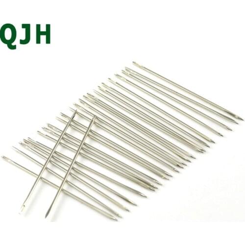 Handmade Leather Tools Hand Stitching triangle Needle DIY Leather Tools Needle Embroidery Repair Leather Knitting 4.0-4.7cm 25ps