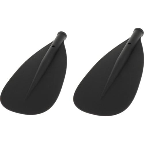 Lots 2 Solid Kayak Paddle Leaf Blades fits 30mm Shaft Canoe Oars Blades Paddle Blade for Water Sports