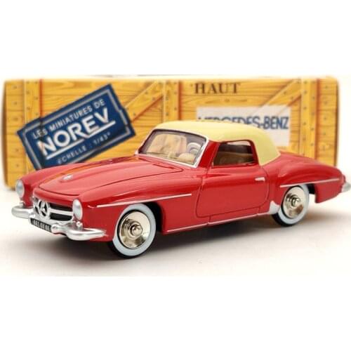 Norev 1:43 For M.B.Z 190 SL CL3512 Diecast Models Toys Car Gifts Limited Collection Red Auto Toys Car Gift