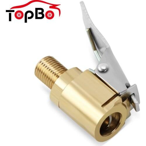 Portable Inflatable Pump for Car Tire Air Chuck Inflator Pump Valve Connector Adapter Nozzle Brass Tyre Wheel Valve Auto Tools