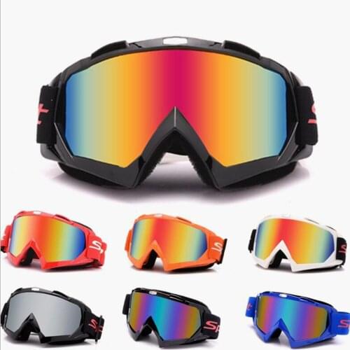 Multi-color Motocross Goggles Motorcycle Glasses Motorbike Spectacles Outdoor Riding Racing Ski Snowboard Goggles