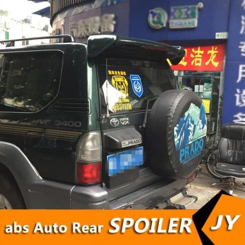 For TOYOTA LAND CRUISER PRADO Spoiler 2010-2014 3400 spoiler High Quality ABS Material Car Rear Wing Primer Color Rear Spoiler