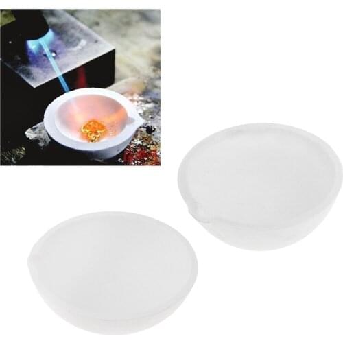 Melting Dish Crucible Cup Ceramic Casting Silica Melt Gold Silver Jewelry