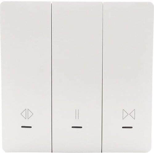 Tuya Zigbee Smart Curtain Switch for Roller Shutter Blind Motor EU Button Switches Compatible Alexa Google Home