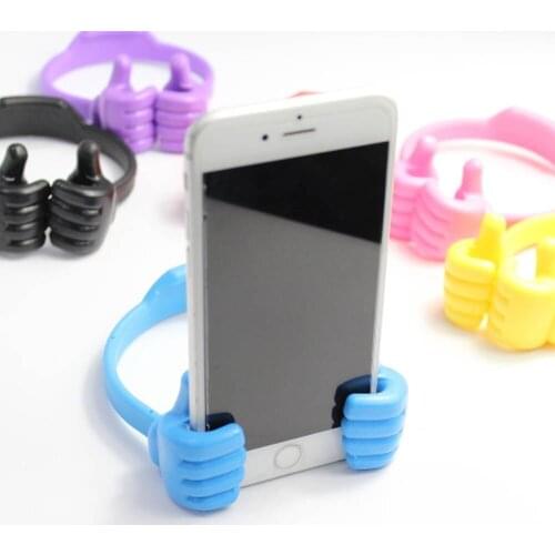 Universal Phone Holder Thumbs-shaped Stand Bracket Holder Mount For Ipad IPhoneX 7 6 5 5S Tablets Holder