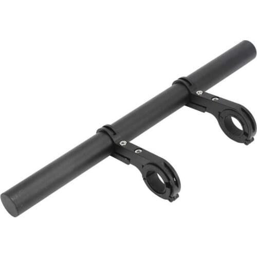 Stem carbon Adjustable 30CM Aluminum Alloy Bicycle Handlebar Extender Bracket Mount Bike Headlight Mount Bar Bicycle Parts