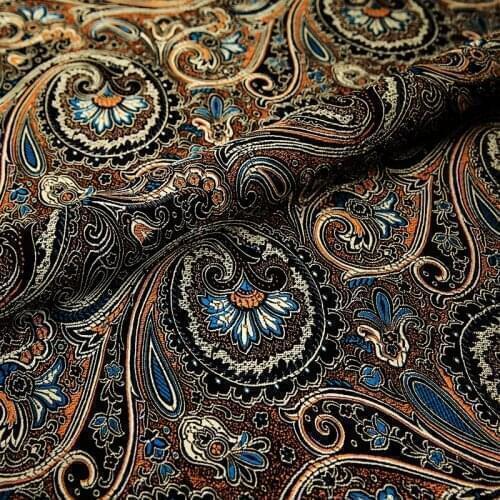 Pattern brocade fabrics damask jacquard dress DIY material for sewing cheongsam and kimono dress