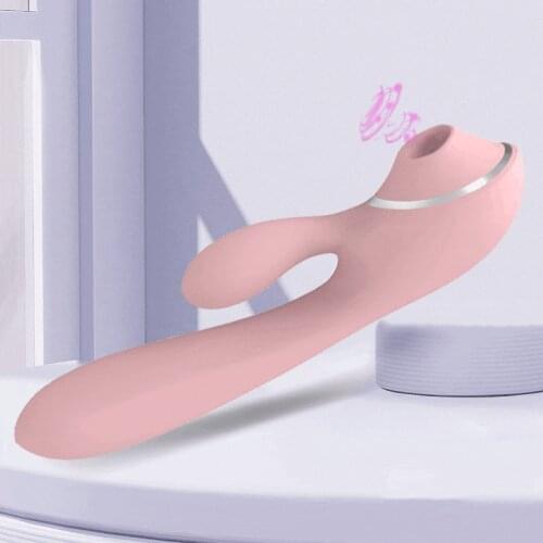 Female Vibrator Sex Toy G-spot Sucking Silicone Dildo Clitoral Stimulator Masturbation Oral Sex Tongue Licking Adult Products