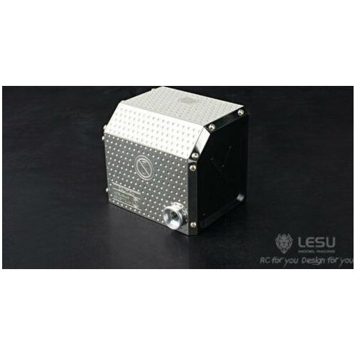1/14 RC Tractor Truck Car LESU Metal Exhaust Box C for TAMIYA MAN Benz 1851 TH02318-SMT5