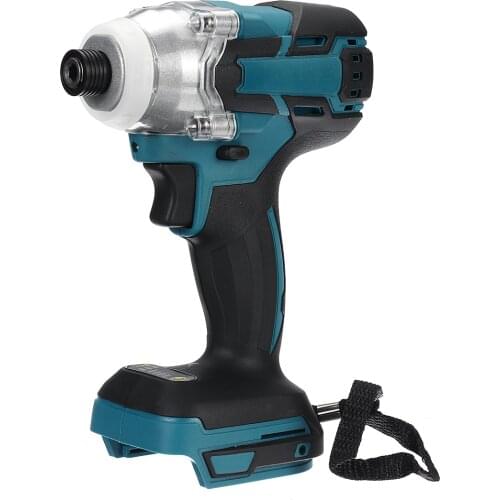 520N.m Brushless Cordless Electric Screwdriver Power Tool Drill Driver 1/4 inch Compatible For Makita 18V Battery(Tool Only)