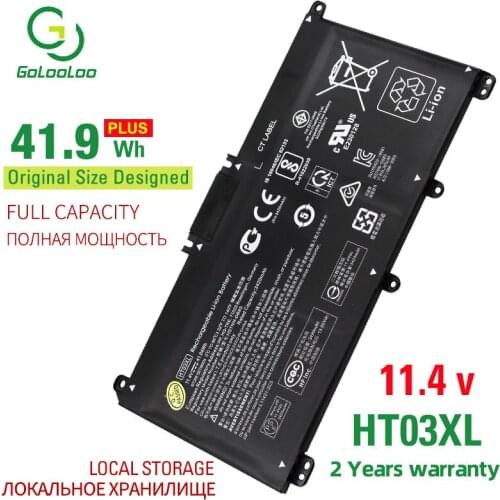 11.4V HT03XL HT03 New Laptop Battery for HP Pavilion 14-CE0001LA Pavilion 14-CE0014TU Pavilion 14-CE0010CA HSTNN-LB8L L11421-421