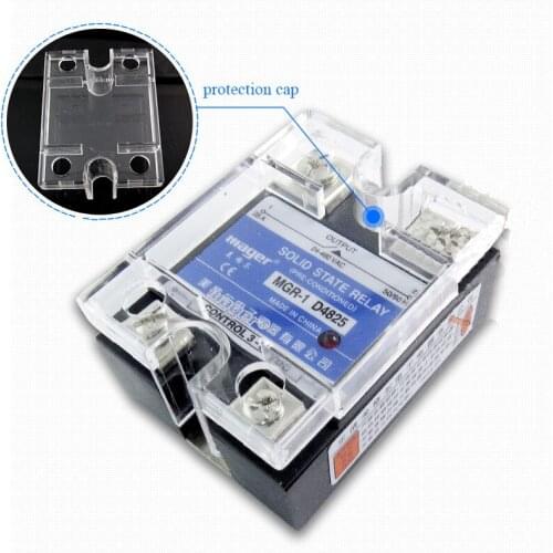 Free shipping 2pc 25A Industrial use Mager SSR MGR-1 D4825 DC-AC Single phase solid state relay 25A Quality MGR-1 D4825