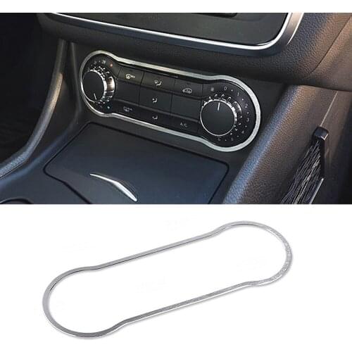 For Mercedes Benz A B CLA GLA Class W176 W246 C117 X156 Center Console Modify Air Conditioner A/C Switch Button Frame Trim