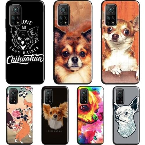 Cartoon Chihuahua Dog For Xiaomi Mi 10T 9T Pro 9 10 Lite Mi 11 Lite Ultra Case For POCO X3 Pro M3 F1 F2 F3 Cover