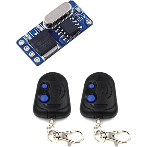 DC 3.5v 3.7v 4.5v 5v 6v 7.4v 8.4v 9v 12v Wireless Remote Control Switch Micro Relay Receiver Transmitter 315Mhz/433Mhz