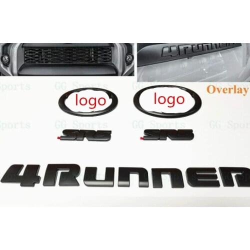 For 2014-2020 Fit 4RUN NER BLACKOUT EMBLEM OVERLAY KIT GENUINE OEM SR5