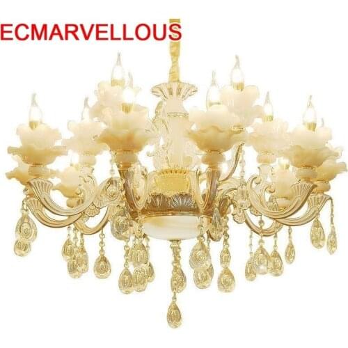 Home Industrial Lamp Lampara Colgante Flesh Crystal Deco Maison Lampen Modern Suspendu Suspension Luminaire Pendant Light