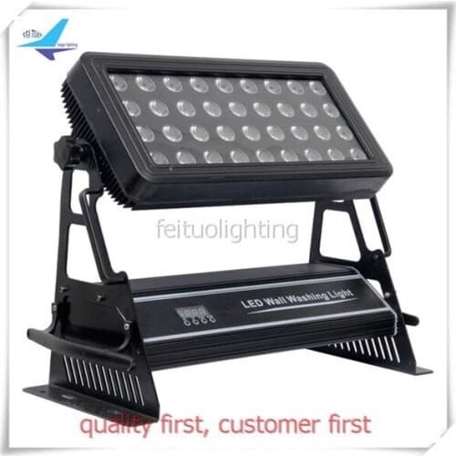 E-8pcs High Bright 36x10w rgbw 4in1 Outdoor Flood Light City Color Dmx Led wall washer