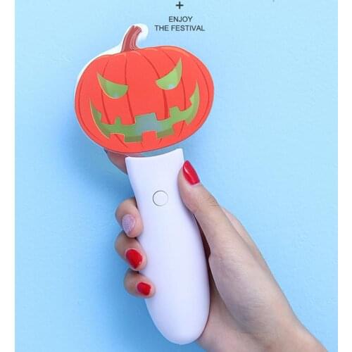 Halloween Pumpkin String Lights Hand Lamp Small 5 Colors Lightweight Pumpkin Lantern Halloween Party Toys For Children Kids