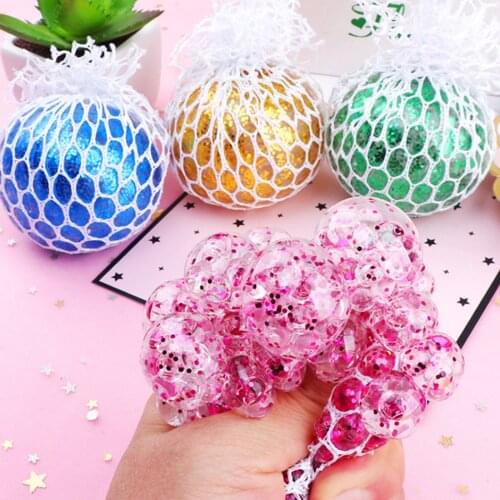 Creative Decompression Vent Ball Funny Adults Children Anti-anxiety Stress Relief Squeeze Squishy Ball Toy Birthday Gift